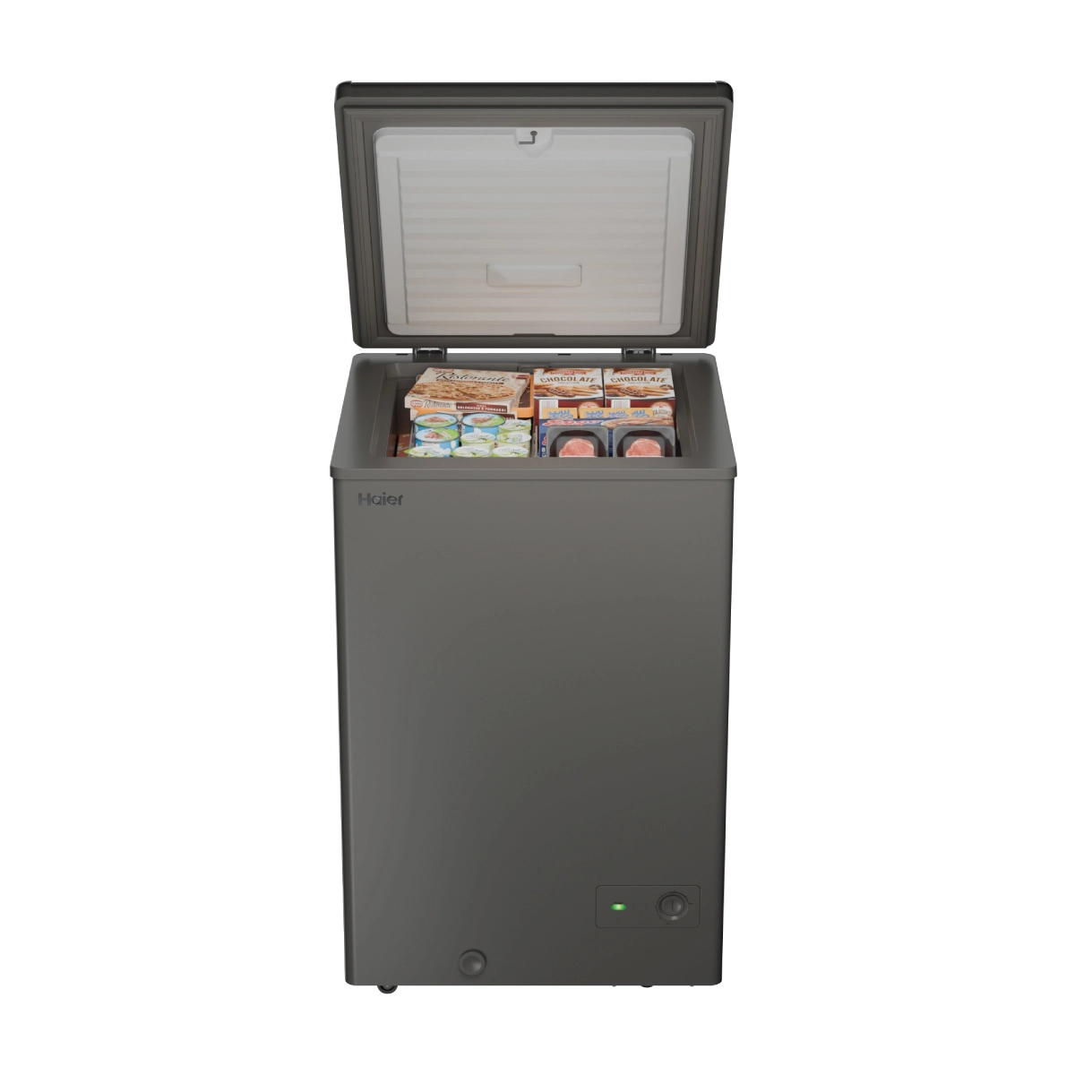 Haier 150 Ltr Single door- Titanium grey Colour Convertible Hard top Freezer